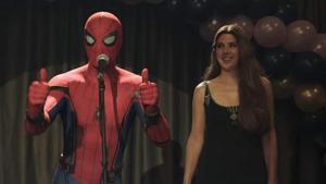 Marisa Tomei as Spider-Man’s Aunt May. Marisa Tomei as Spider-Man’s Aunt May.