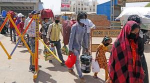 Of the 517 fresh Covid-19 cases, coronavirus hotspot Ahmedabad alone has reported 344 positive cases, taking the tally in the district to 16,306 and fatalities to 1,165.(ANI PHOTO.) Of the 517 fresh Covid-19 cases, coronavirus hotspot Ahmedabad alone has reported 344 positive cases, taking the tally in the district to 16,306 and fatalities to 1,165.(ANI PHOTO.)