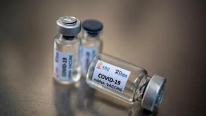 Phials of an mRNA type vaccine candidate for the coronavirus disease (Covid-19) are pictured at Chulalongkorn University during the development of an mRNA type vaccine for the coronavirus disease.(REUTERS)