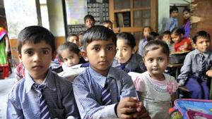 Last year, the schools had 1,25,118 students and now the strength of these schools has increased to 1,35,967 students.(HT FILE) Last year, the schools had 1,25,118 students and now the strength of these schools has increased to 1,35,967 students.(HT FILE)
