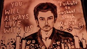Sushant Singh Rajput’s rise as a star in a little over a decade, having made a shift from the TV industry onto films, was nothing short of stellar.(@SandArtistManas/Twitter) Sushant Singh Rajput’s rise as a star in a little over a decade, having made a shift from the TV industry onto films, was nothing short of stellar.(@SandArtistManas/Twitter)