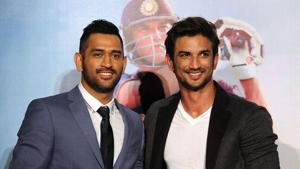 Sushant Singh Rajput played MS Dhoni in the player’s biopic.(AFP) Sushant Singh Rajput played MS Dhoni in the player’s biopic.(AFP)