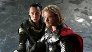 Chris Hemsworth as Thor and Tom Hiddleston as Loki. Chris Hemsworth as Thor and Tom Hiddleston as Loki.
