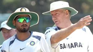 File image of Greg Chappell and Harbhajan Singh.(Getty Images) File image of Greg Chappell and Harbhajan Singh.(Getty Images)