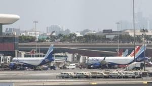 The 25 departure flights mostly operated to places like Delhi, Kolkata, Bengaluru, Varanasi, Kochi, Gorakhpur, Jaipur, Patna and Hyderabad.(HT PHOTO.) The 25 departure flights mostly operated to places like Delhi, Kolkata, Bengaluru, Varanasi, Kochi, Gorakhpur, Jaipur, Patna and Hyderabad.(HT PHOTO.)