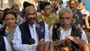The Lucknow bench of the Allahabad high court approved the bail application of the Congress leader who was arrested from Agra on May 20. (Photo @AjayLalluINC) The Lucknow bench of the Allahabad high court approved the bail application of the Congress leader who was arrested from Agra on May 20. (Photo @AjayLalluINC)