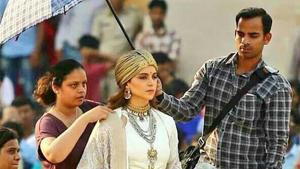 Kangana Ranaut during a shoot for the historical epic film Manikarnika, in Jaipur in 2018. Kangana Ranaut during a shoot for the historical epic film Manikarnika, in Jaipur in 2018.