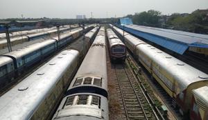 The Pune railway division had converted 60 coaches with a capacity of 1,080 beds into isolation wards earlier in April.(HT PHOTO)