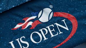 Rain drops appear on a U.S. Open logo as weather forces a delay before the start of the men's singles final match between Roger Federer of Switzerland and Novak Djokovic of Serbia at the U.S. Open Championships tennis tournament in New York, September 13, 2015. REUTERS/Lucas Jackson(REUTERS) Rain drops appear on a U.S. Open logo as weather forces a delay before the start of the men's singles final match between Roger Federer of Switzerland and Novak Djokovic of Serbia at the U.S. Open Championships tennis tournament in New York, September 13, 2015. REUTERS/Lucas Jackson(REUTERS)
