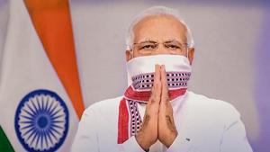 Prime Minister Narendra Modi addresses the nation on the extension of lockdown on April 14.(PTI) Prime Minister Narendra Modi addresses the nation on the extension of lockdown on April 14.(PTI)