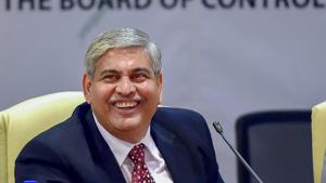 Newly elected BCCI President Shashank Manohar is seen at a press conference in Mumbai.(PTI) Newly elected BCCI President Shashank Manohar is seen at a press conference in Mumbai.(PTI)