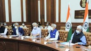 On Wednesday, Jaishankar, in a phone call with Chinese foreign minister Wang Yi, conveyed India’s protest in “strongest terms” to Beijing over the violent face off and said that China had attempted to erect a structure on the Indian side of the LAC. (Photo @DrSJaishankar) On Wednesday, Jaishankar, in a phone call with Chinese foreign minister Wang Yi, conveyed India’s protest in “strongest terms” to Beijing over the violent face off and said that China had attempted to erect a structure on the Indian side of the LAC. (Photo @DrSJaishankar)