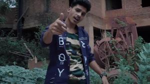 Vikas Bhagel had no means to produce his rap video. Vikas Bhagel had no means to produce his rap video.