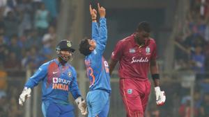 Kuldeep Yadav celebrating hat-trick. File image.(PTI) Kuldeep Yadav celebrating hat-trick. File image.(PTI)