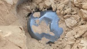 The meteorite-like object that fell from sky in Rajasthan’s Sanchore town will be sent to Delhi for further investigation.(HT Photo) The meteorite-like object that fell from sky in Rajasthan’s Sanchore town will be sent to Delhi for further investigation.(HT Photo)