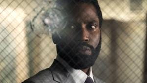 John David Washington in a still from Tenet. John David Washington in a still from Tenet.