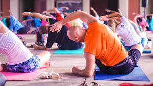 Yoga plays a crucial role in promoting health in a holistic manner by improving physical, mental, emotional and spiritual health.(Unsplash) Yoga plays a crucial role in promoting health in a holistic manner by improving physical, mental, emotional and spiritual health.(Unsplash)