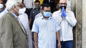 Kejriwal said his party is standing with the security forces and the country on the issue of Chinese aggression in the Galwan Valley.(Sonu Mehta/HT PHOTO) Kejriwal said his party is standing with the security forces and the country on the issue of Chinese aggression in the Galwan Valley.(Sonu Mehta/HT PHOTO)