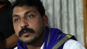 Bheem Army chief Chandra Shekhar Azad has clarified that the tweets were not been sent by him as he was in jail during the period.(ANI file photo) Bheem Army chief Chandra Shekhar Azad has clarified that the tweets were not been sent by him as he was in jail during the period.(ANI file photo)
