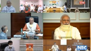 PM Modi launched the scheme through video conference in presence of Bihar chief minister Nitish Kumar(PIB (CScreengrab)) PM Modi launched the scheme through video conference in presence of Bihar chief minister Nitish Kumar(PIB (CScreengrab))