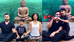 Shilpa Shetty has shared a video on the occasion of International Yoga Day, which coincided with Father’s Day on Sunday. Shilpa Shetty has shared a video on the occasion of International Yoga Day, which coincided with Father’s Day on Sunday.