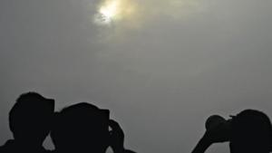 A rare celestial event, annular solar eclipse, which is popularly known as the “ring of fire” eclipse, will be visible this Sunday in India.(Milind Saurkar/HT file photo) A rare celestial event, annular solar eclipse, which is popularly known as the “ring of fire” eclipse, will be visible this Sunday in India.(Milind Saurkar/HT file photo)
