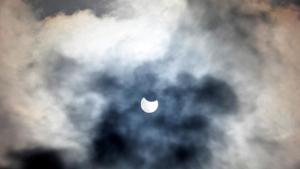The annular solar eclipse occurs when the sun, moon and the earth come in a straight line.(Reuters Photo) The annular solar eclipse occurs when the sun, moon and the earth come in a straight line.(Reuters Photo)