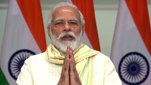 The International Day of Yoga is a day of “oneness of humanness,” the Prime Minister said.(ANI) The International Day of Yoga is a day of “oneness of humanness,” the Prime Minister said.(ANI)