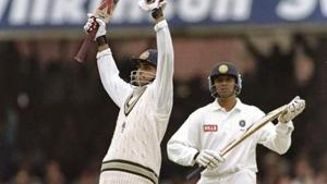 File image of Sourav Ganguly celebrating.(Getty Images) File image of Sourav Ganguly celebrating.(Getty Images)
