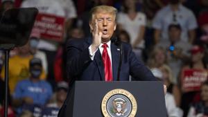 In May, some businesses have reopened after the Covid-19 lockdown and rehiring of workers has picked up. Trump had described the numbers as an affirmation of the good work his administration is doing.(Bloomberg) In May, some businesses have reopened after the Covid-19 lockdown and rehiring of workers has picked up. Trump had described the numbers as an affirmation of the good work his administration is doing.(Bloomberg)
