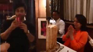 Ranbir Kapoor captures a video at Neetu Kapoor’s 60th birthday celebration party in 2018 Ranbir Kapoor captures a video at Neetu Kapoor’s 60th birthday celebration party in 2018