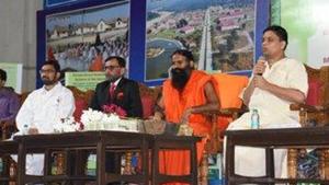 Baba Ramdev said that an app will be launched for the delivery of the corona kit. (Photo @pyptharidwar) Baba Ramdev said that an app will be launched for the delivery of the corona kit. (Photo @pyptharidwar)