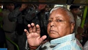 RJD has announced that it will be fielding three candidates whose names would be made public upon approval from Prasad who is currently in Ranchi, serving sentences in fodder scam cases.(HT photo) RJD has announced that it will be fielding three candidates whose names would be made public upon approval from Prasad who is currently in Ranchi, serving sentences in fodder scam cases.(HT photo)
