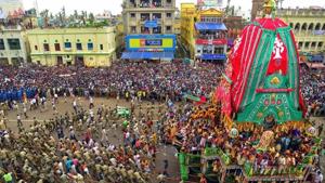 The Supreme Court allowed authorities in Odisha on Monday to conduct the famed Rath Yatra of Lord Jagannath in Puri, recalling its June 18 order that prohibited this year’s celebrations in view of the coronavirus disease outbreak.(PTI file photo) The Supreme Court allowed authorities in Odisha on Monday to conduct the famed Rath Yatra of Lord Jagannath in Puri, recalling its June 18 order that prohibited this year’s celebrations in view of the coronavirus disease outbreak.(PTI file photo)