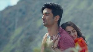 Sara Ali Khan and Sushant Singh Rajput in a still from Kedarnath. Sara Ali Khan and Sushant Singh Rajput in a still from Kedarnath.