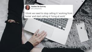 PhD student Heather De-Quincey shared this rather relatable tweet. PhD student Heather De-Quincey shared this rather relatable tweet.