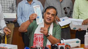 Before four the 4 NPP MLAs flew out, Assam health minister Himanta Biswa Sarma said they will try to resolve the issue.(PTI File Photo) Before four the 4 NPP MLAs flew out, Assam health minister Himanta Biswa Sarma said they will try to resolve the issue.(PTI File Photo)