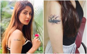 Chahatt Khanna has covered up the tattoo of her ex Farhan Mirza’s name. Chahatt Khanna has covered up the tattoo of her ex Farhan Mirza’s name.