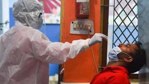 Apart from testing kits, all swabs for Covid-19 testing were also imported earlier. (Photo by Sanchit Khanna/ Hindustan Times)(Sanchit Khanna/HT PHOTO) Apart from testing kits, all swabs for Covid-19 testing were also imported earlier. (Photo by Sanchit Khanna/ Hindustan Times)(Sanchit Khanna/HT PHOTO)