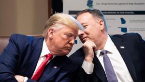 US Secretary of State Mike Pompeo attributed movement of troops out of Germany to threats being faced from the Chinese in other places such as India and Southeast Asia(AFP) US Secretary of State Mike Pompeo attributed movement of troops out of Germany to threats being faced from the Chinese in other places such as India and Southeast Asia(AFP)