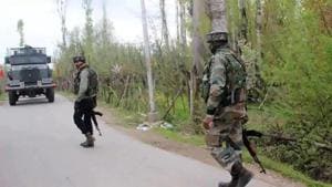 A Central Reserve Police Force (CRPF) trooper succumbed to his injures after being attacked by terrorists in south Kashmir’s Anantnag district on Friday.(ANI Photo)