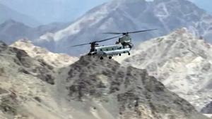 Indian Air Force aircraft carrying out sorties in Leh on Friday. The air activity has gone up in the region after the stand-off with China on the Line of Actual Control (LAC) there.(ANI) Indian Air Force aircraft carrying out sorties in Leh on Friday. The air activity has gone up in the region after the stand-off with China on the Line of Actual Control (LAC) there.(ANI)