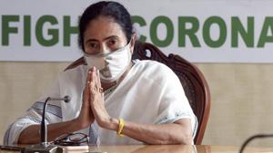 West Bengal chief minister Mamata Banerjee has asked Centre to stop international and domestic flights to the state from places with high Covid infections(PTI Photo) West Bengal chief minister Mamata Banerjee has asked Centre to stop international and domestic flights to the state from places with high Covid infections(PTI Photo)