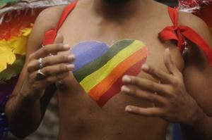 That beating heart: At the Kolkata Rainbow Pride Walk on December 10, 2017.(Samir Jana/HT PHOTO) That beating heart: At the Kolkata Rainbow Pride Walk on December 10, 2017.(Samir Jana/HT PHOTO)