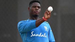 West Indies quick Oshane Thomas.(Getty Images) West Indies quick Oshane Thomas.(Getty Images)