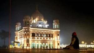 The Kartarpur Corridor, which links Dera Baba Nanak in India’s Gurdaspur to Durbar Sahib gurdwara in Pakistan, was opened on November 9 last year.(PTI photo)) The Kartarpur Corridor, which links Dera Baba Nanak in India’s Gurdaspur to Durbar Sahib gurdwara in Pakistan, was opened on November 9 last year.(PTI photo))