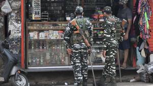 The total number of deaths in the country’s largest paramilitary force has risen to eight, according to CRPF officials.(HT PHOTO.) The total number of deaths in the country’s largest paramilitary force has risen to eight, according to CRPF officials.(HT PHOTO.)