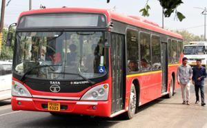 Before the lockdown, the buses served four routes - Sahnewal to Clock Tower, Kohara to the bus stand, Dugri to Metro Supermarket and Railway Station to Meharban.(HT File Photo) Before the lockdown, the buses served four routes - Sahnewal to Clock Tower, Kohara to the bus stand, Dugri to Metro Supermarket and Railway Station to Meharban.(HT File Photo)