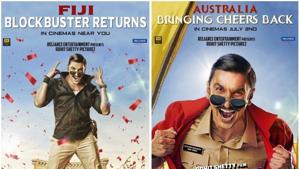 Ranveer Singh’s Simmba will release in Fiji and Australia. Ranveer Singh’s Simmba will release in Fiji and Australia.