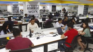 The corporates have cut their requirements for office space in area terms by 20% and are also negotiating for better terms, such as increased rent-free period for doing interiors before occupying the space,(HT File) The corporates have cut their requirements for office space in area terms by 20% and are also negotiating for better terms, such as increased rent-free period for doing interiors before occupying the space,(HT File)